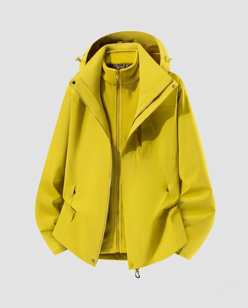 Damen Wetterfeste Outdoor-Jacke mit hohem Kragen Nord Taschen