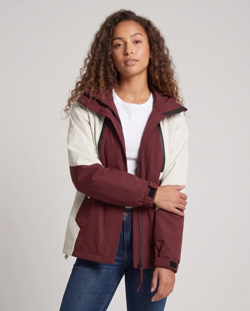 Damen Wetterfeste Übergangsjacke Nord Taschen