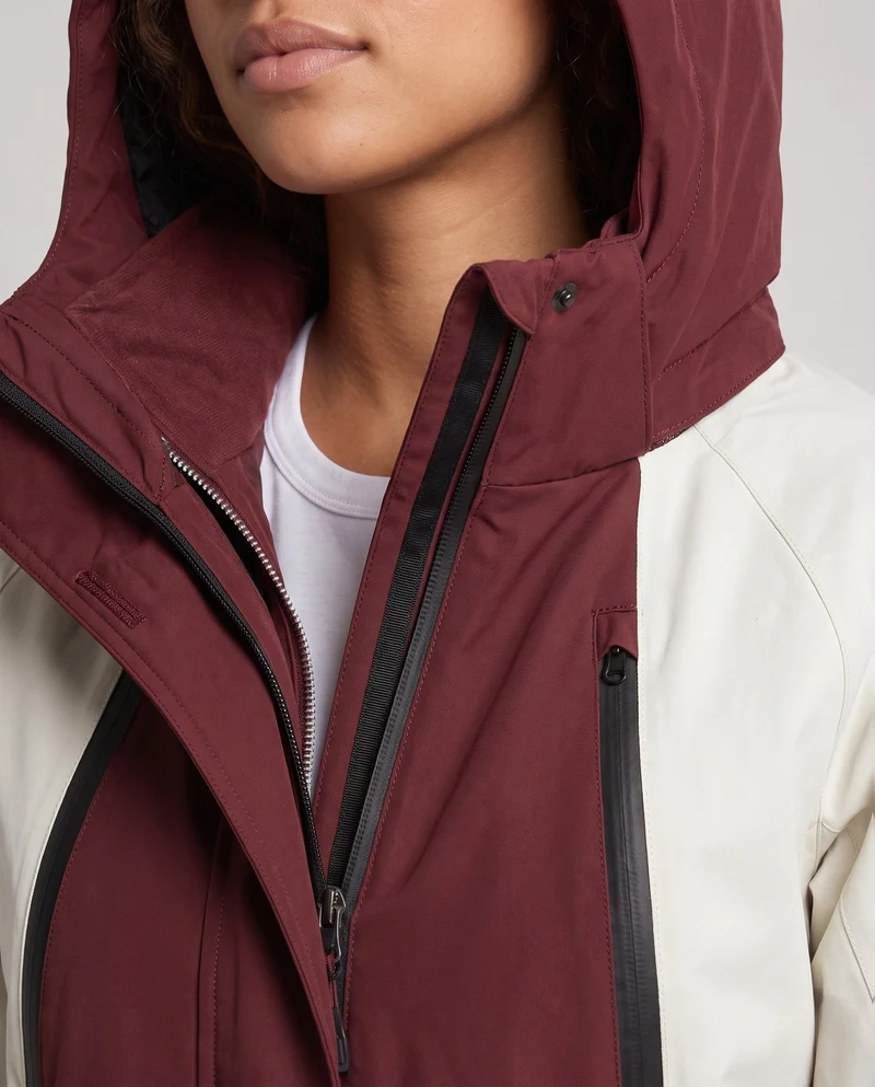 Damen Wetterfeste Übergangsjacke Nord Taschen