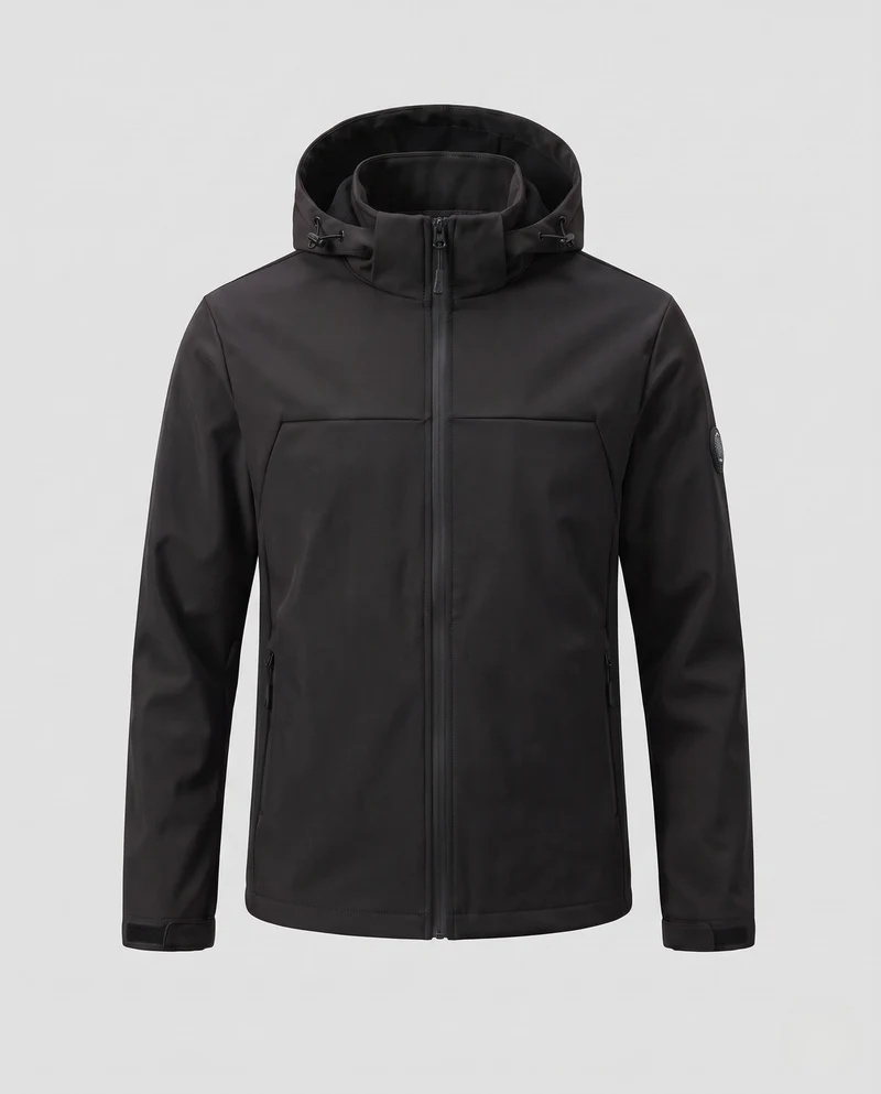 Herren Allwetterjacke mit verstellbarer Kapuze Nord Taschen