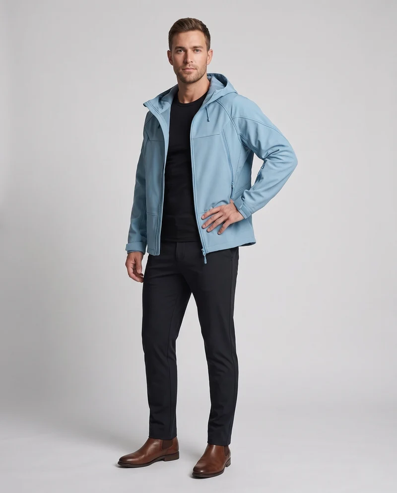 Herren Atmungsaktive Funktionsjacke Nord Taschen