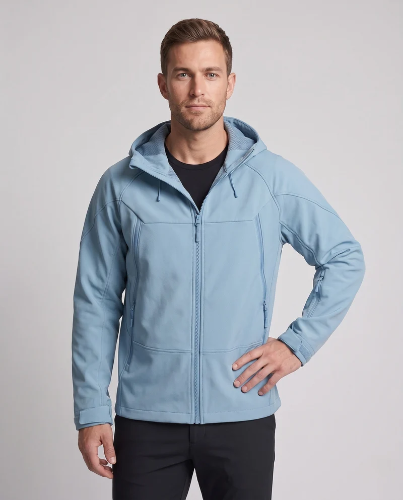 Herren Atmungsaktive Funktionsjacke Nord Taschen