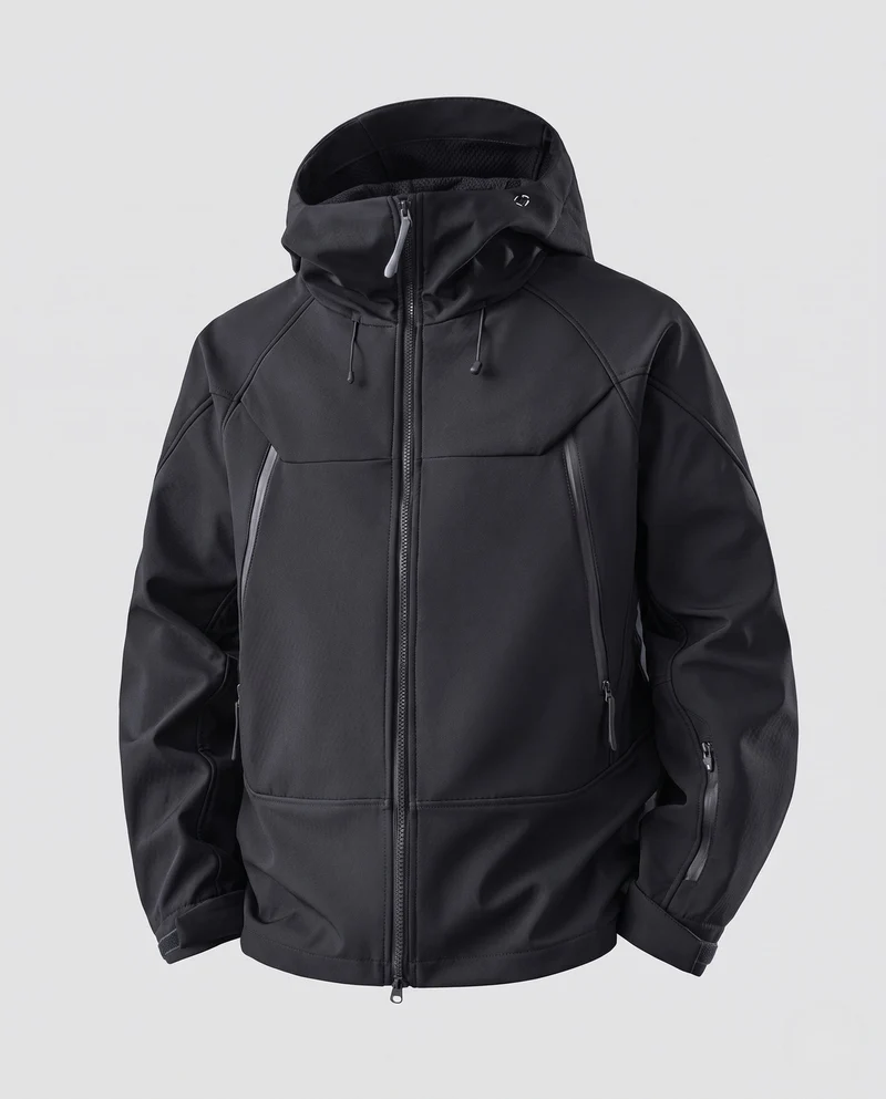 Herren Atmungsaktive Funktionsjacke Nord Taschen