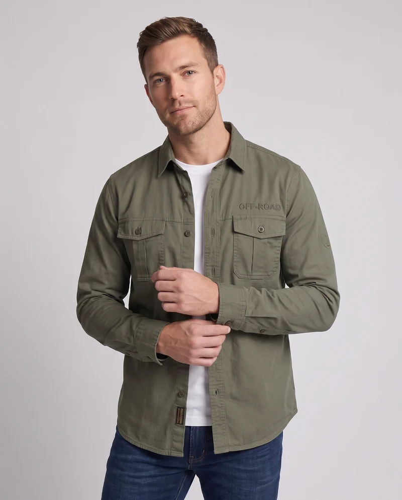 Herren funktionales Outdoor-Hemd Nord Taschen