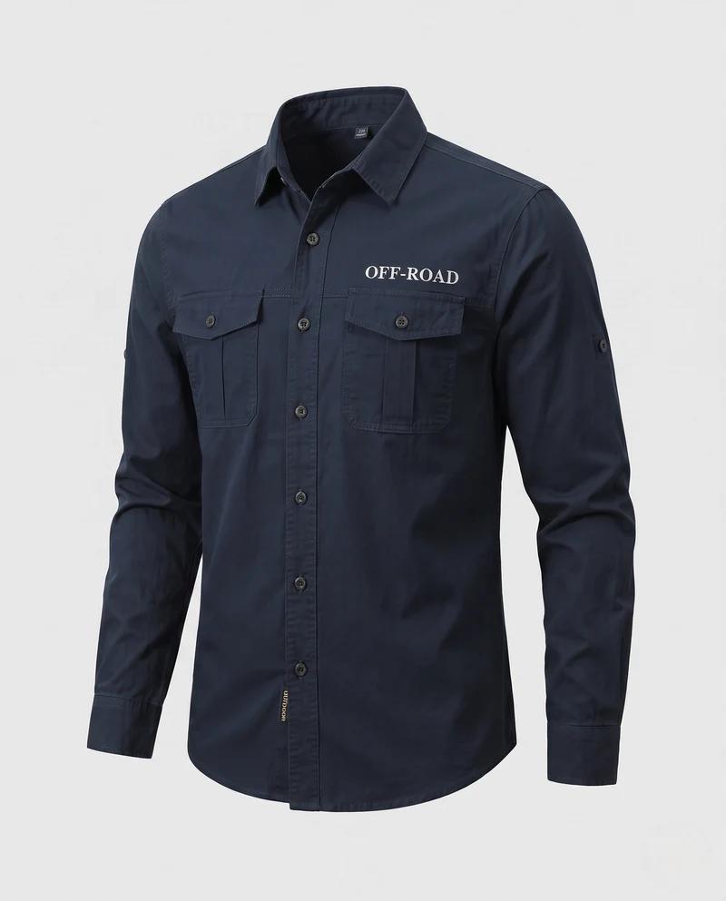 Herren funktionales Outdoor-Hemd Nord Taschen