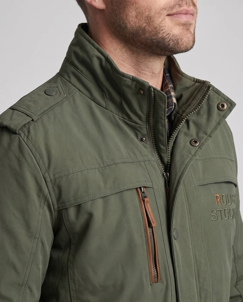 Herren Isolierte Parkajacke Nord Taschen