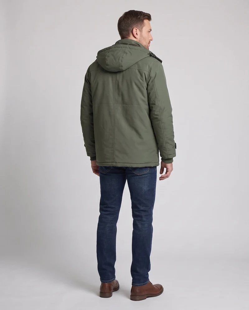 Herren Isolierte Parkajacke Nord Taschen