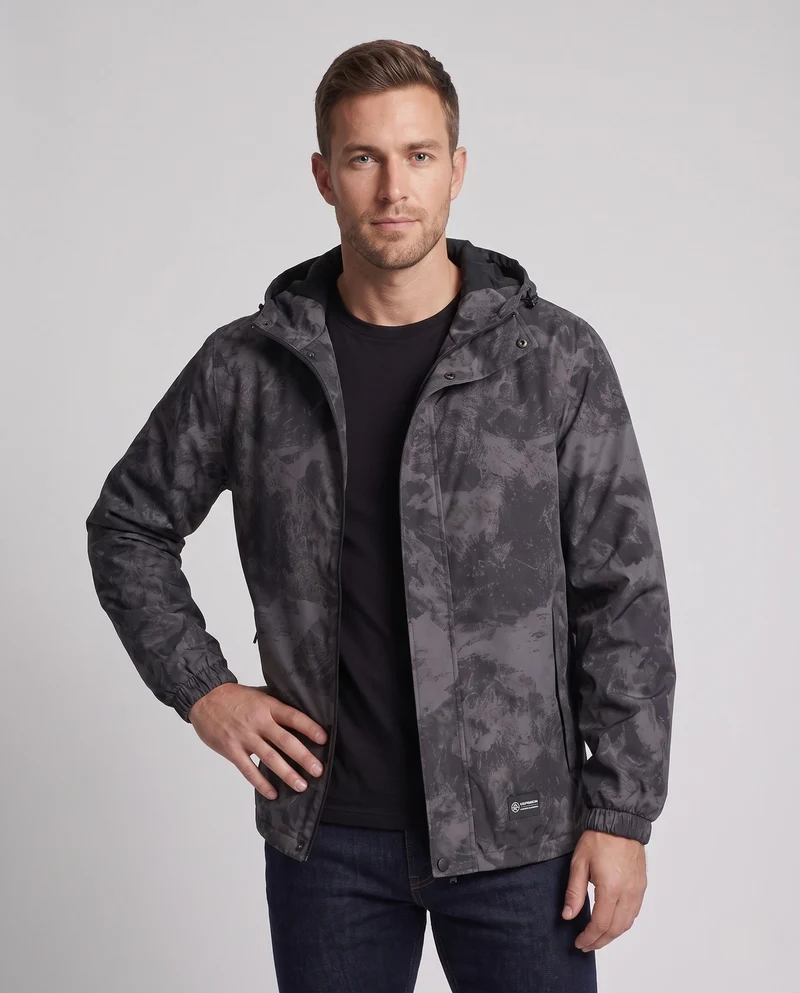 Herren Freize jacket mit Kapuze Nord Taschen