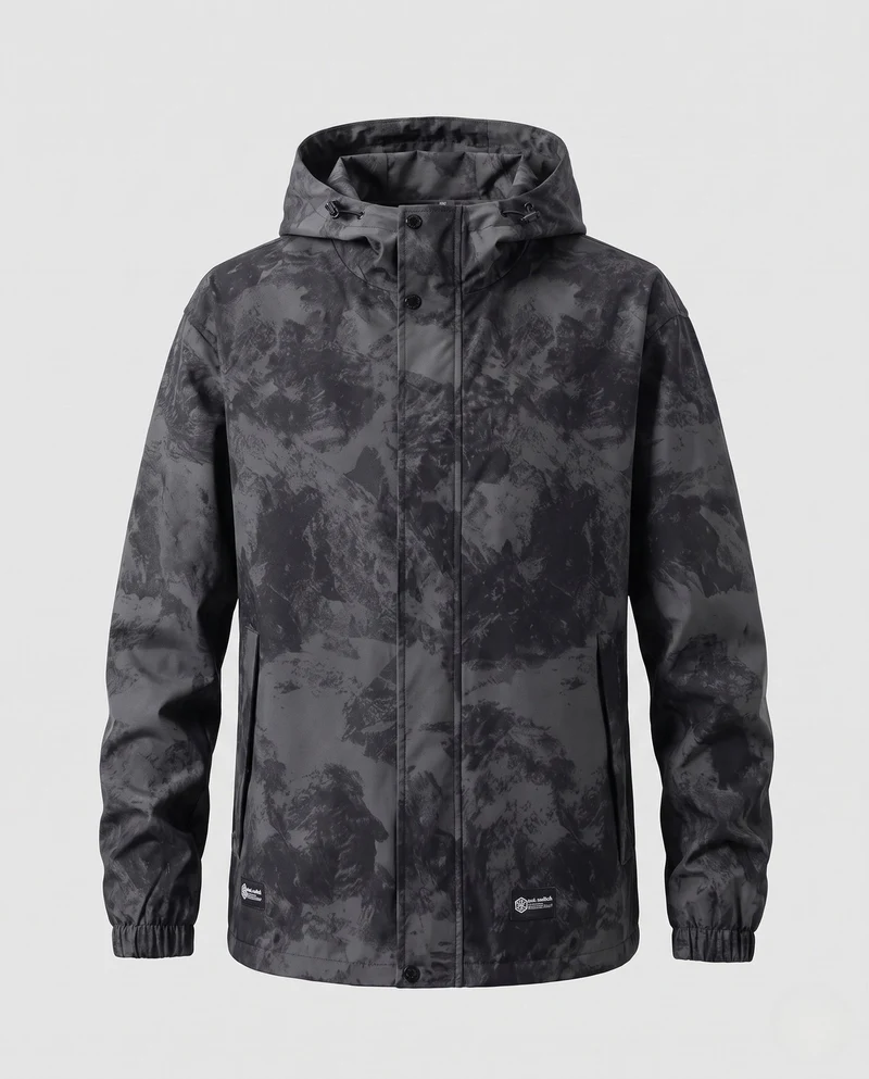Herren Freize jacket mit Kapuze Nord Taschen