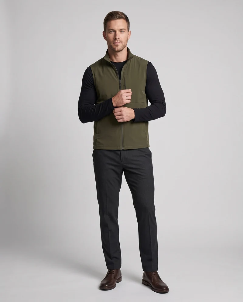 Herren Funktions Outdoor Weste Nord Taschen