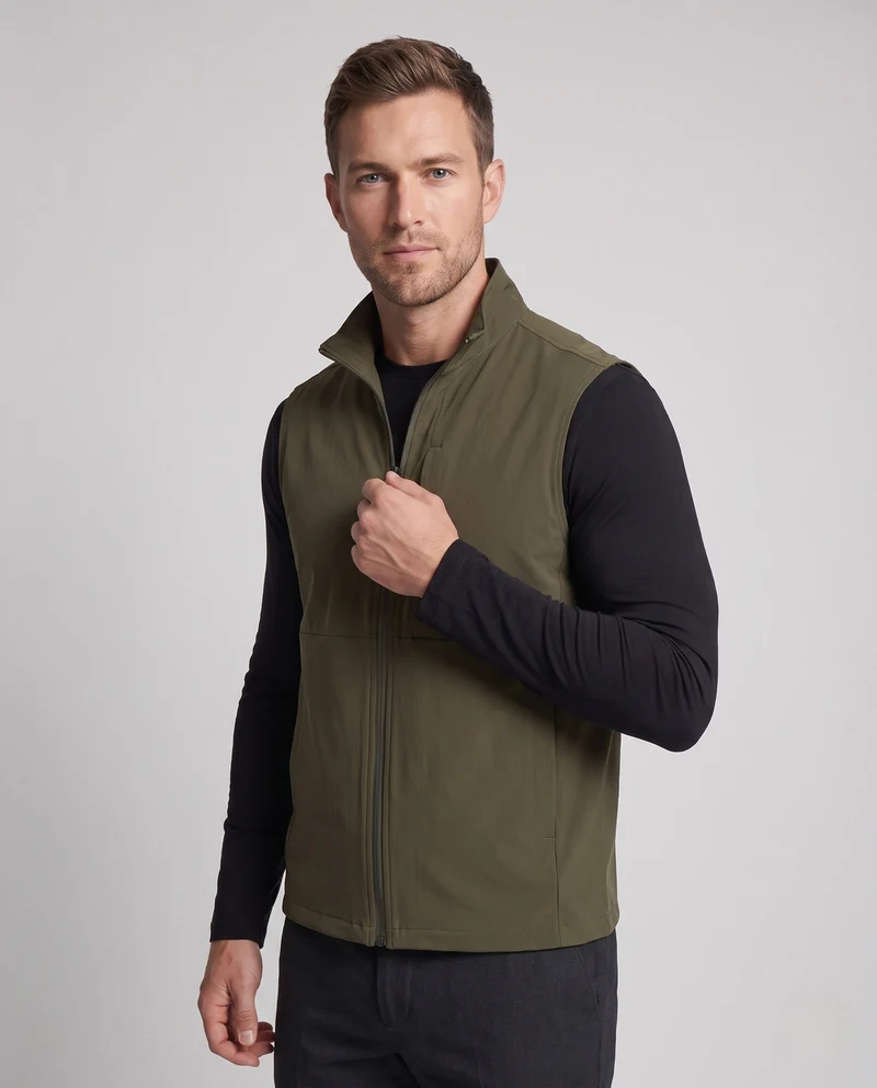 Herren Funktions Outdoor Weste Nord Taschen