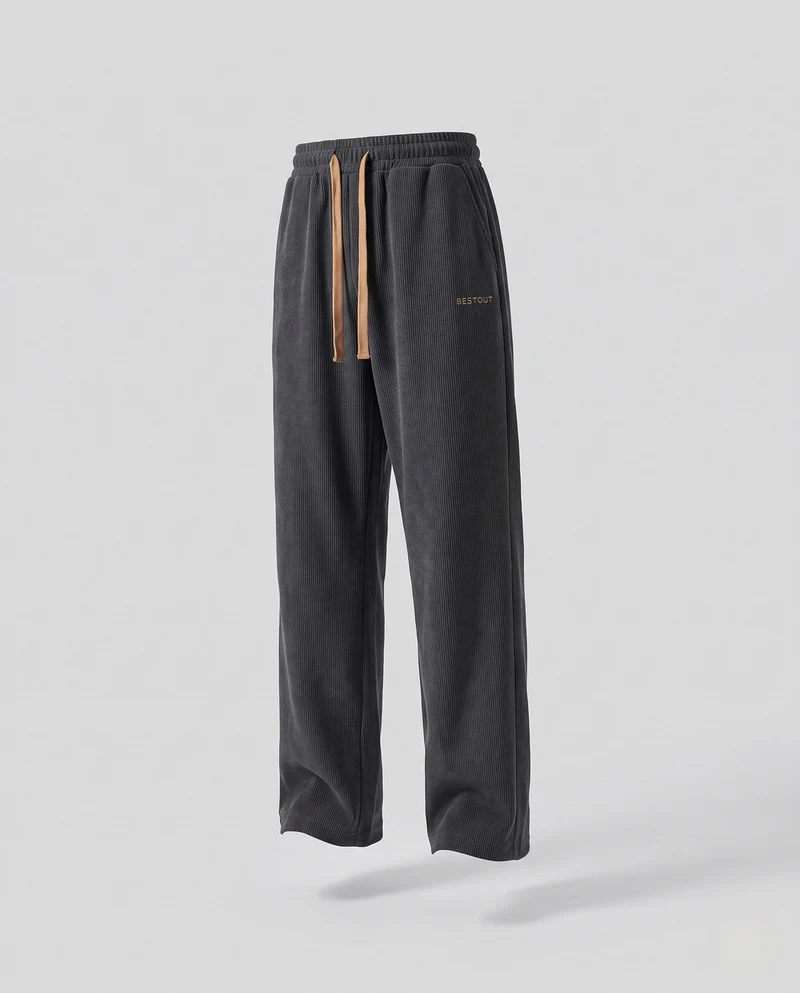 Herren Bequeme Freizeit-Hosen mit geradem Schnitt Design Nord Taschen