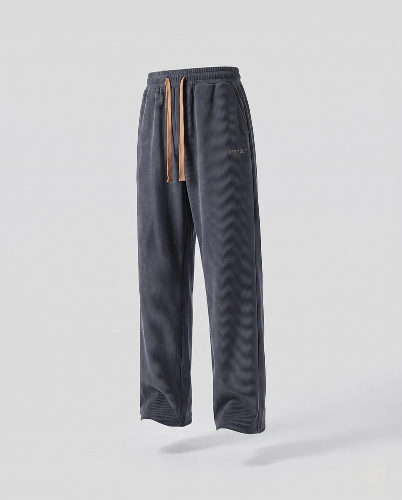 Herren Bequeme Freizeit-Hosen mit geradem Schnitt Design Nord Taschen