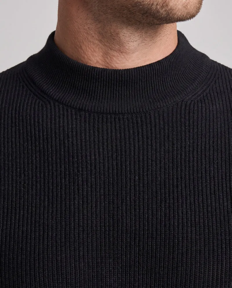 Hochwertiger Herrenpullover mit Stehkragen Nord Taschen