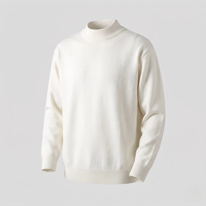 Hochwertiger Herrenpullover mit Stehkragen Nord Taschen