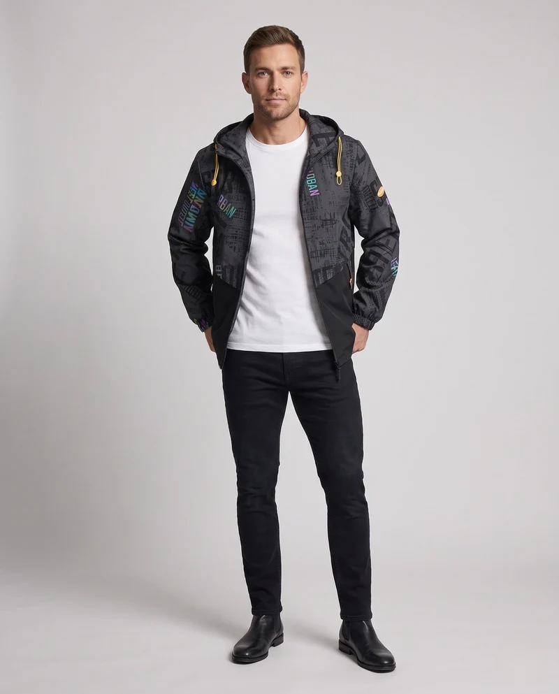 Herren Sportliche Multifunktionsjacke Nord Taschen