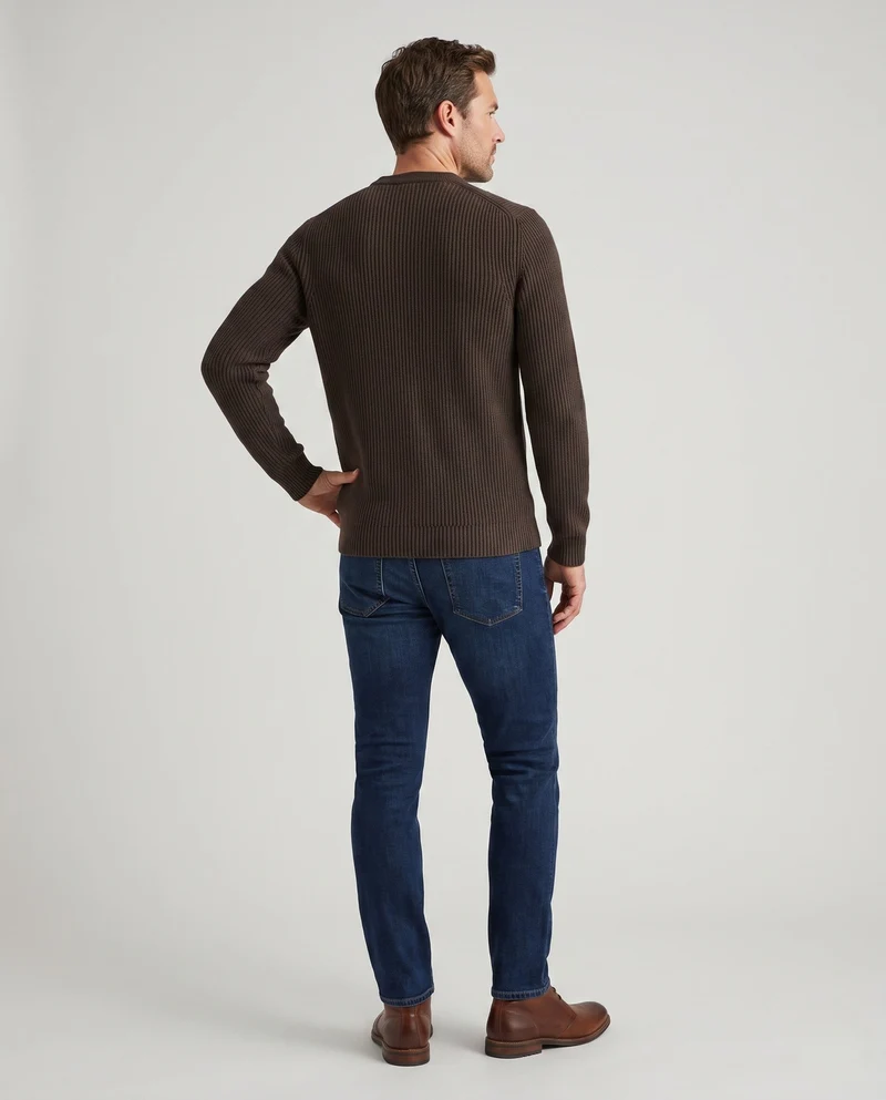 Herrenmode Chunky Stricktop mit Knopfleiste Nord Taschen