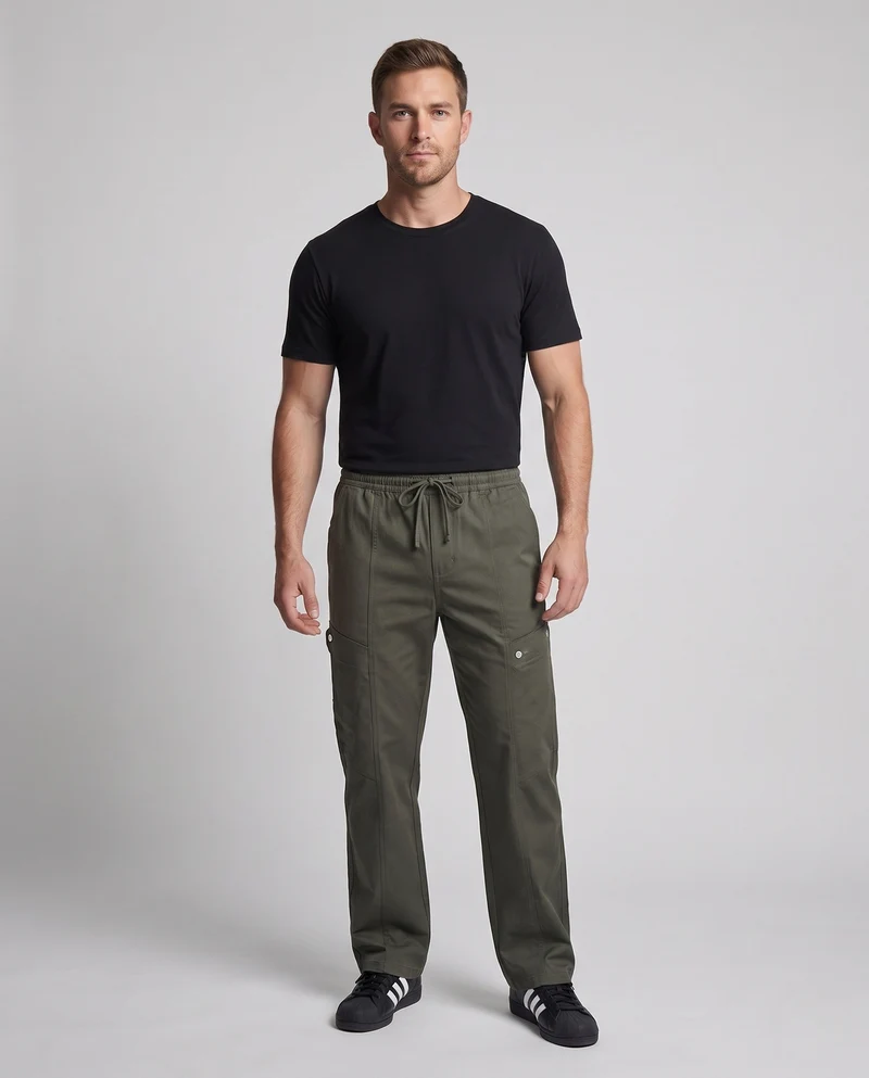 Herren Freizeit Cargo Hose Nord Taschen