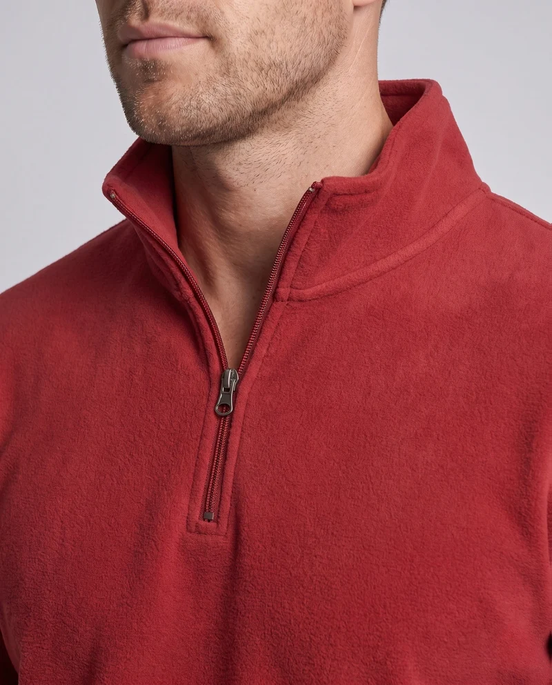 Herren Hochwertiger Fleece Pullover Nord Taschen