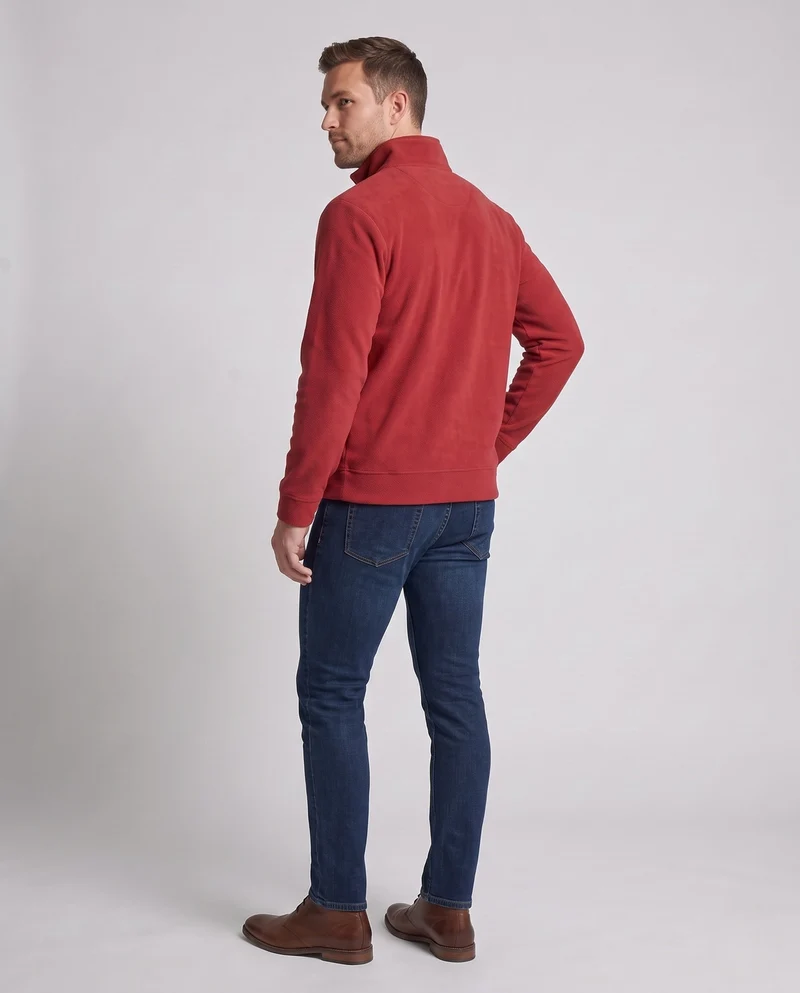 Herren Hochwertiger Fleece Pullover Nord Taschen