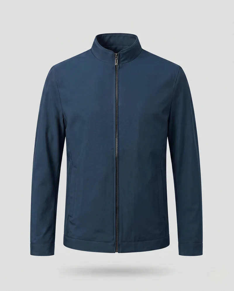 Herren Leichte Übergangsjacke mit hohem Kragen Nord Taschen
