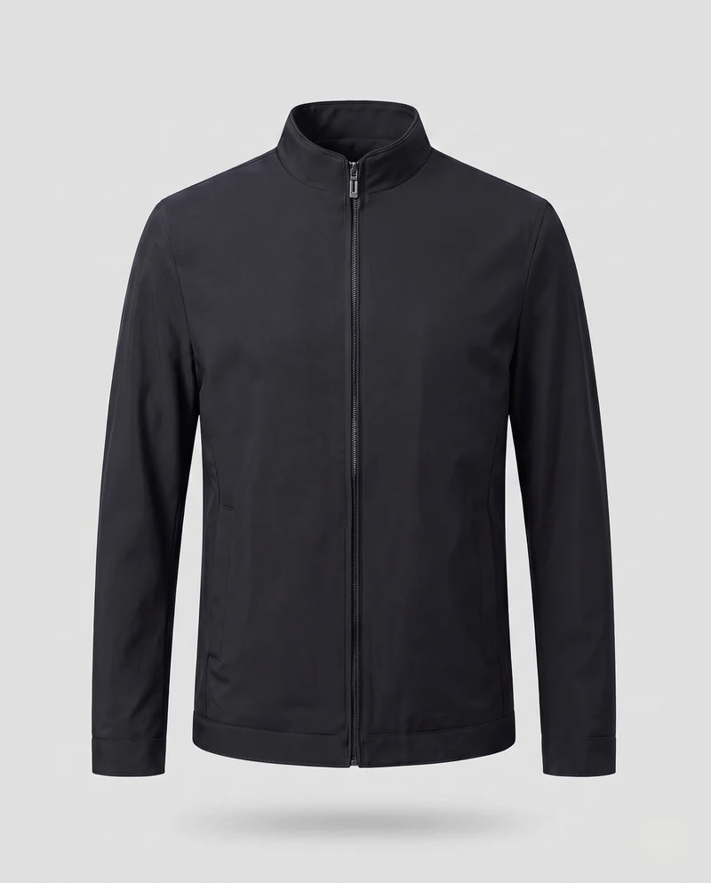 Herren Leichte Übergangsjacke mit hohem Kragen Nord Taschen