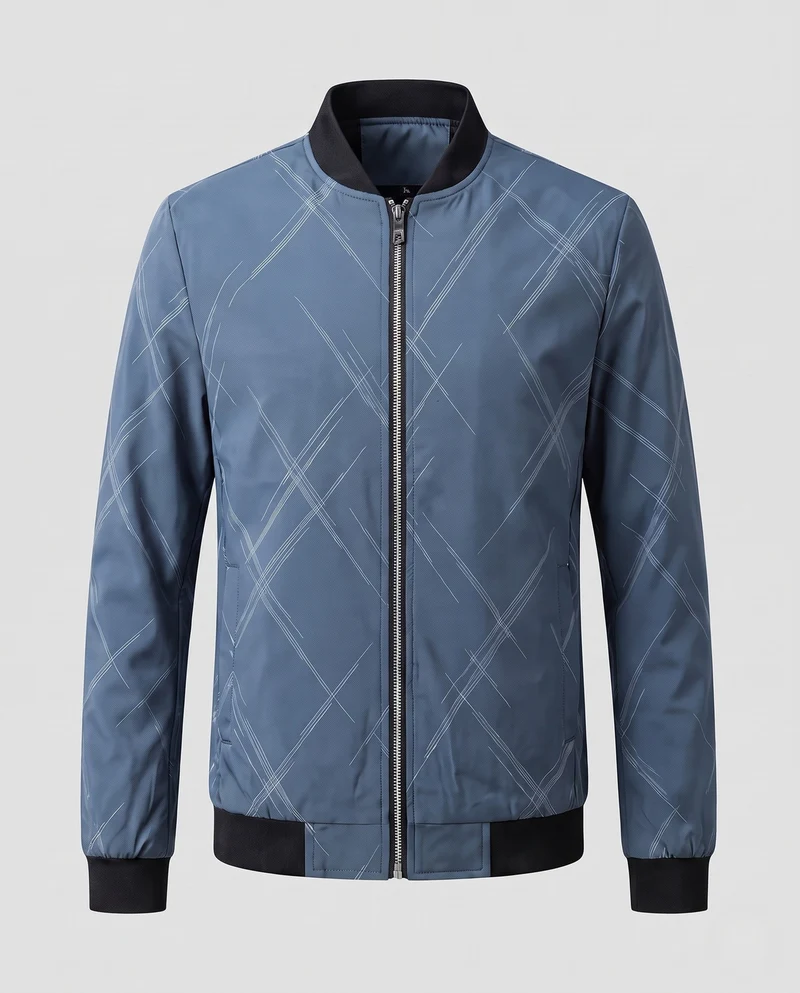 Herren Leichte Übergangsjacke mit Innenfutter Nord Taschen