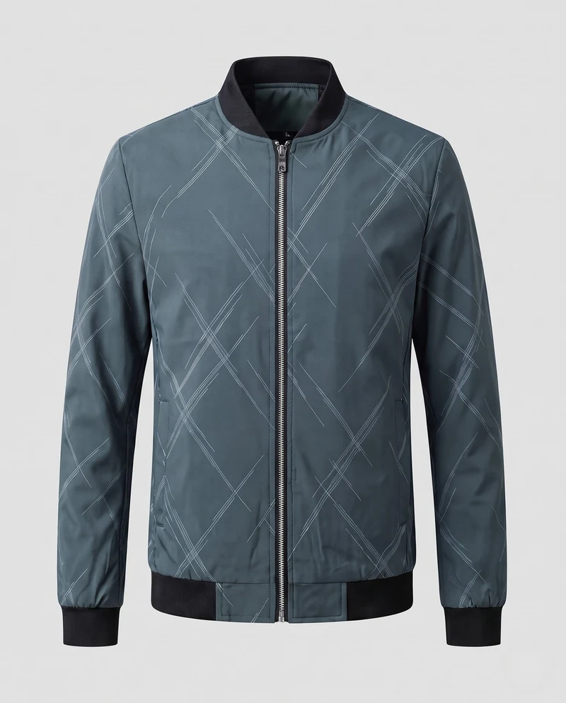 Herren Leichte Übergangsjacke mit Innenfutter Nord Taschen