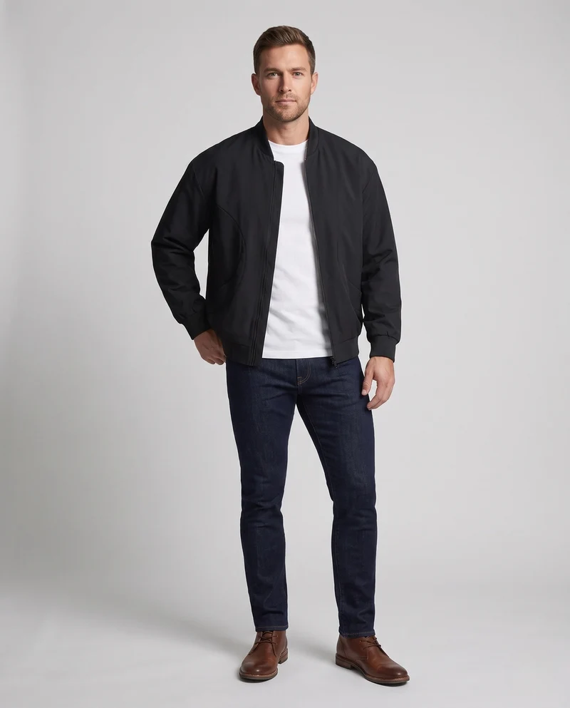 Herren Leichte Übergangsjacke mit praktischen Taschen Nord Taschen