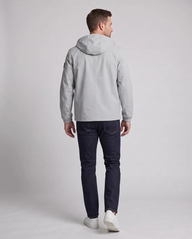 Herren Leichte Übergangsjacke mit verstellbarer Kapuze Nord Taschen