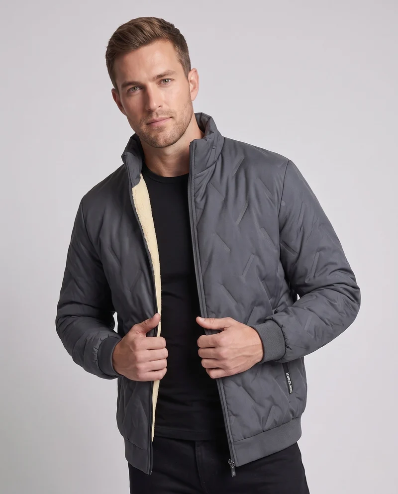 Herren Leichte und wärmespeichernde Steppjacke Nord Taschen