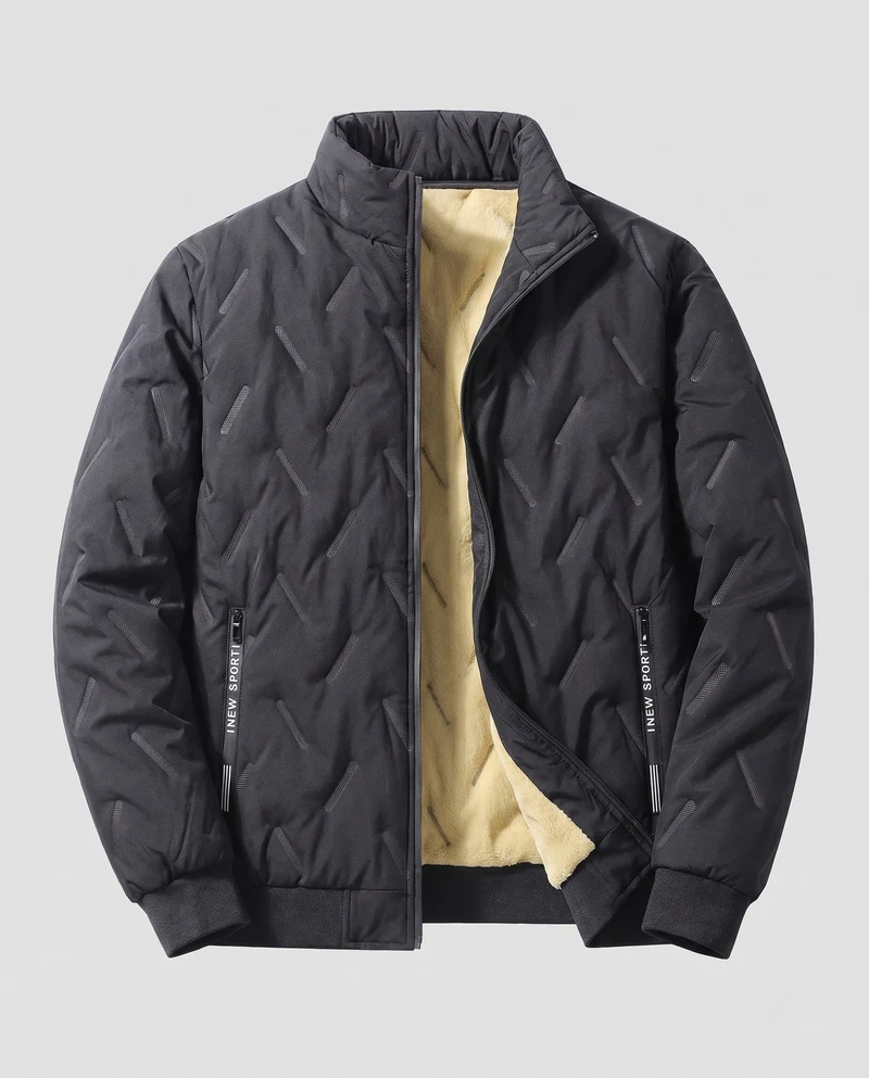 Herren Leichte und wärmespeichernde Steppjacke Nord Taschen