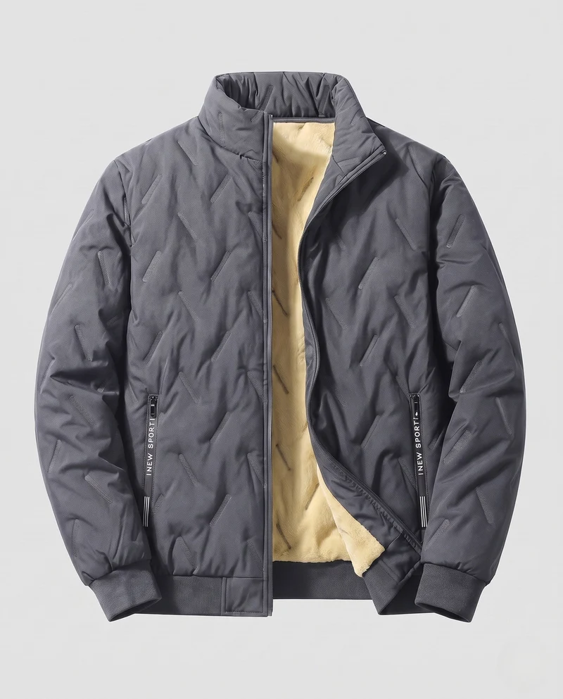Herren Leichte und wärmespeichernde Steppjacke Nord Taschen
