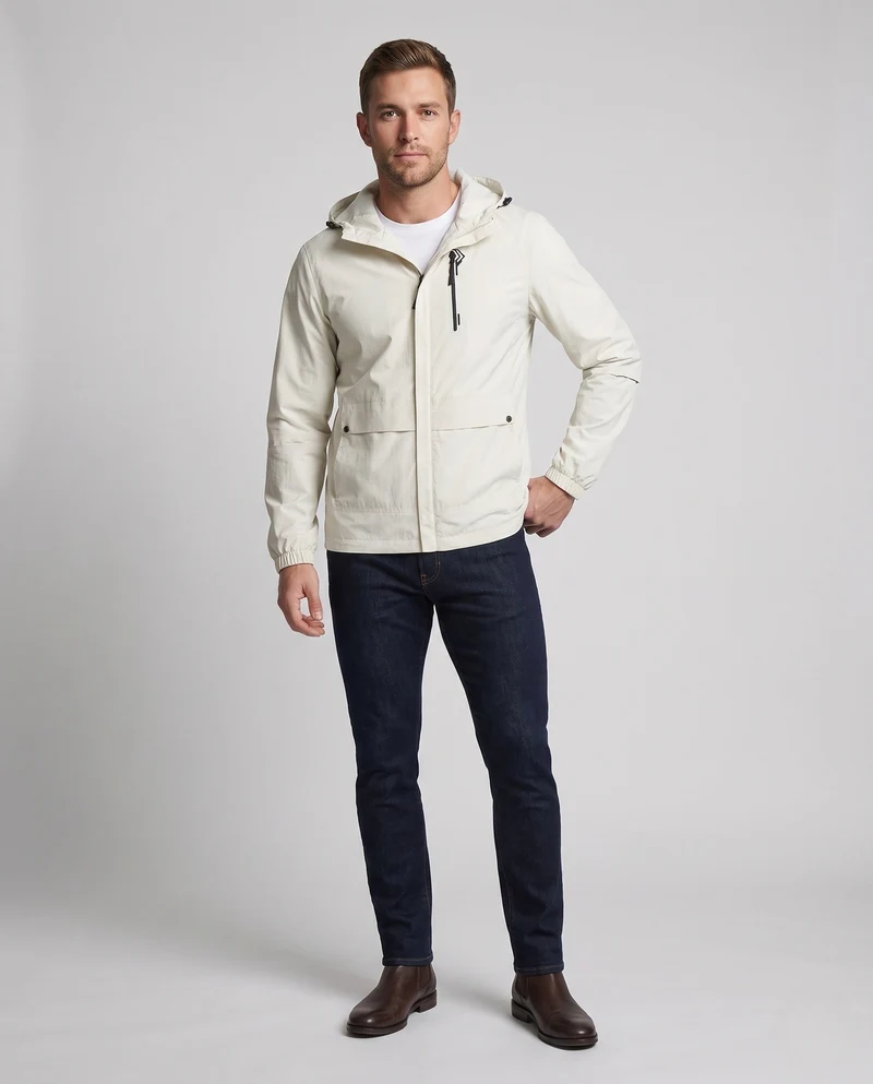 Herren Leichte Wasserabweisende Hybridjacke Nord Taschen