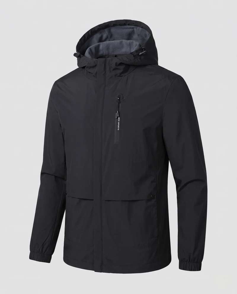 Herren Leichte Wasserabweisende Hybridjacke Nord Taschen