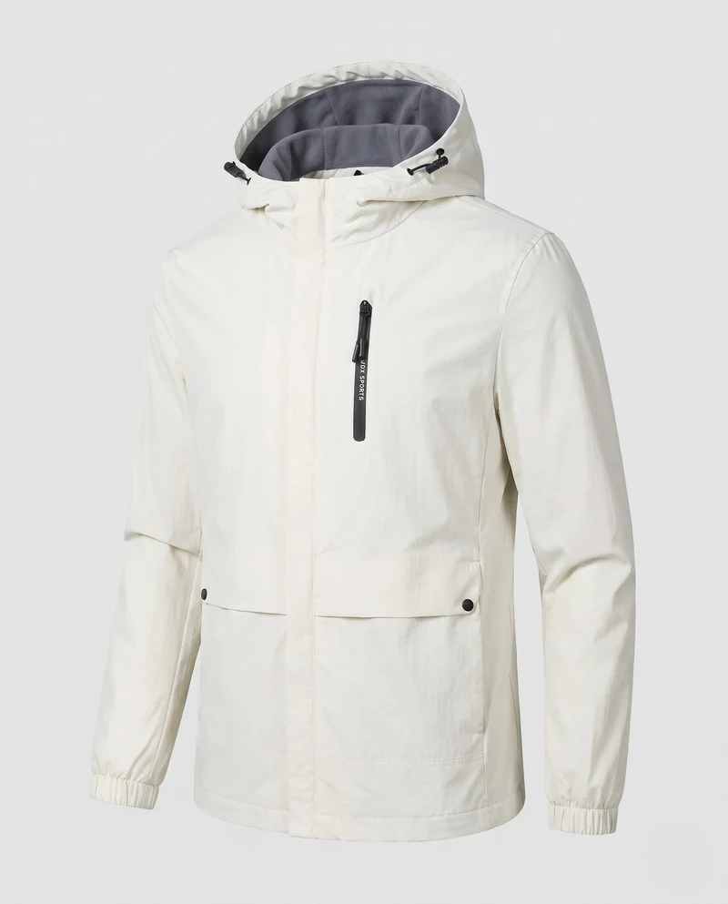 Herren Leichte Wasserabweisende Hybridjacke Nord Taschen