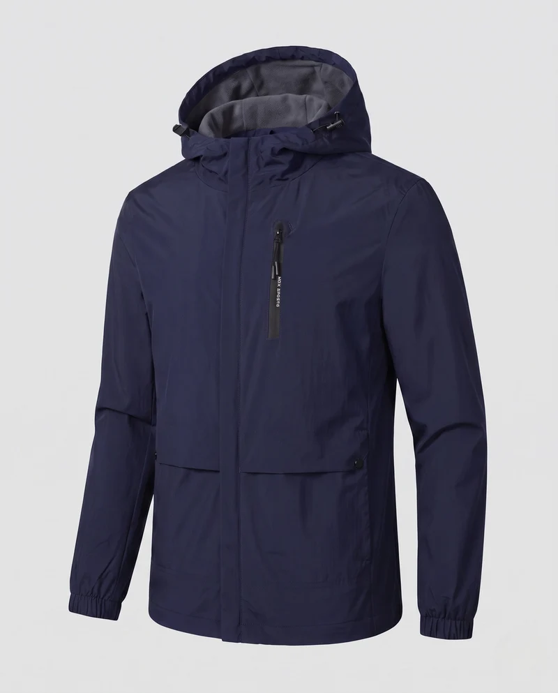 Herren Leichte Wasserabweisende Hybridjacke Nord Taschen