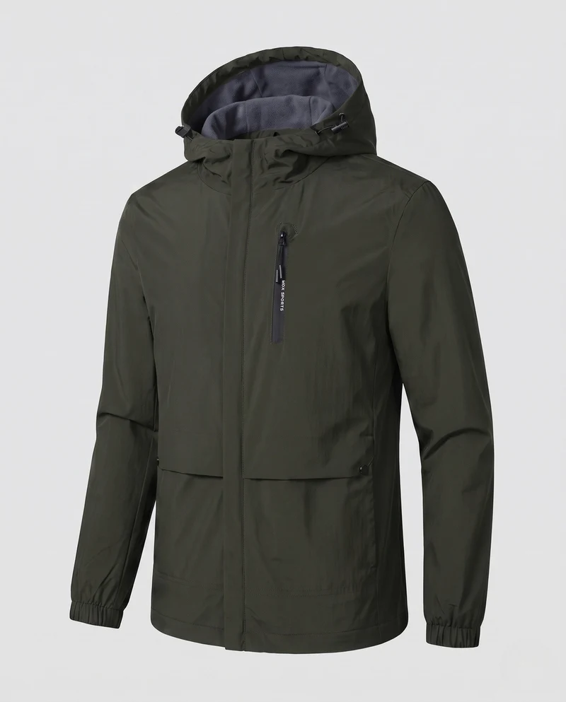 Herren Leichte Wasserabweisende Hybridjacke Nord Taschen