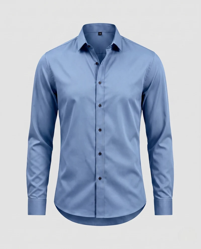 Hemd für Herren mit taillierter Passform, Cutaway-Kragen und elastischem Stretch Nord Taschen