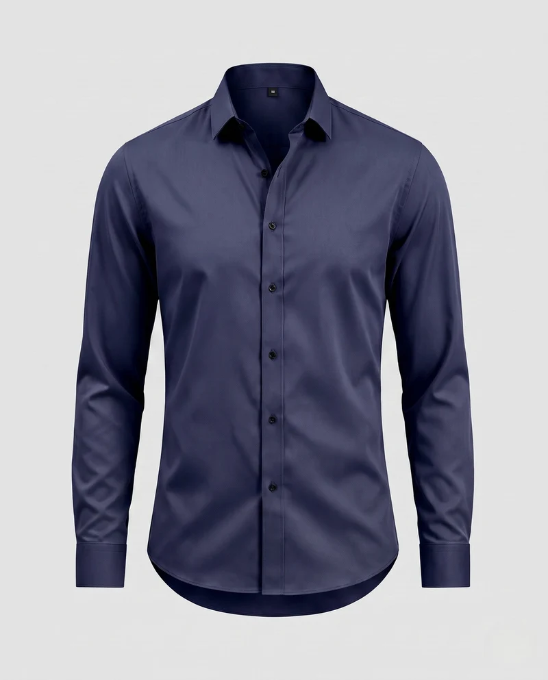 Hemd für Herren mit taillierter Passform, Cutaway-Kragen und elastischem Stretch Nord Taschen