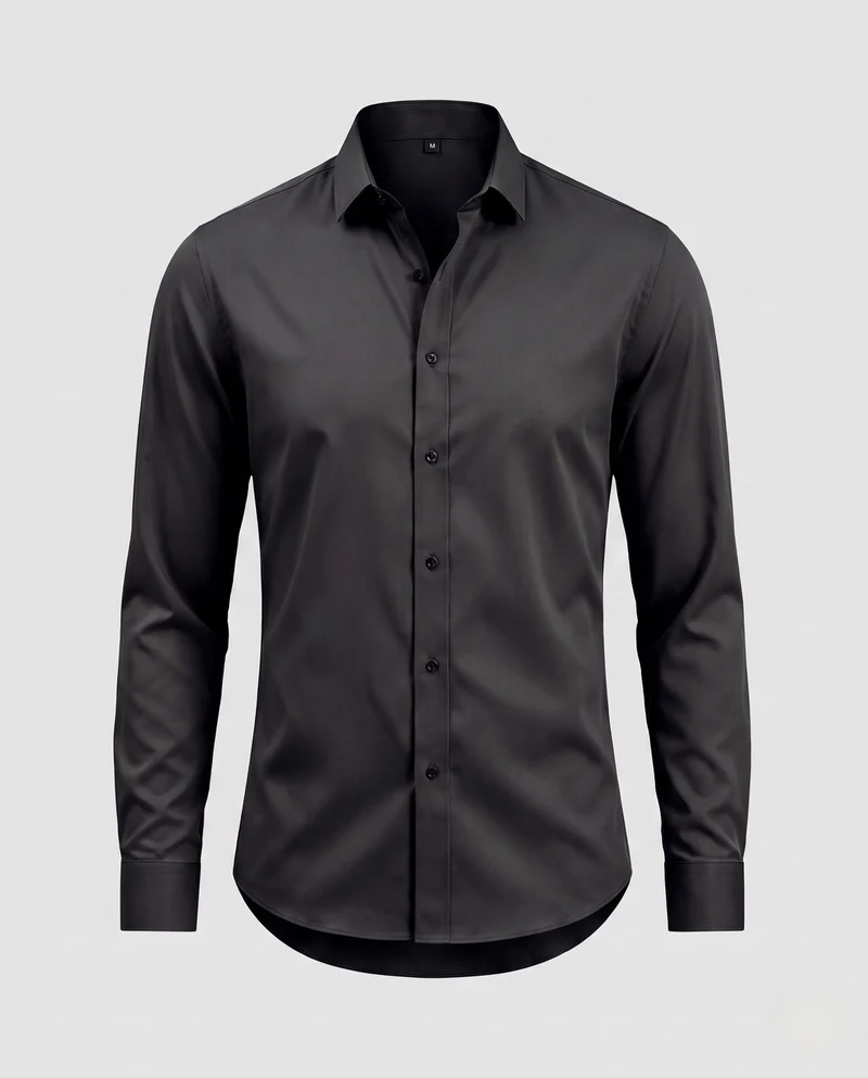 Hemd für Herren mit taillierter Passform, Cutaway-Kragen und elastischem Stretch Nord Taschen