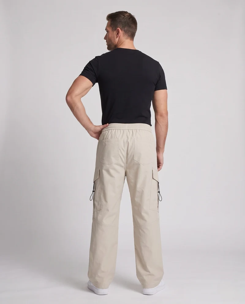Herren Bequeme Cargo-Hose Nord Taschen