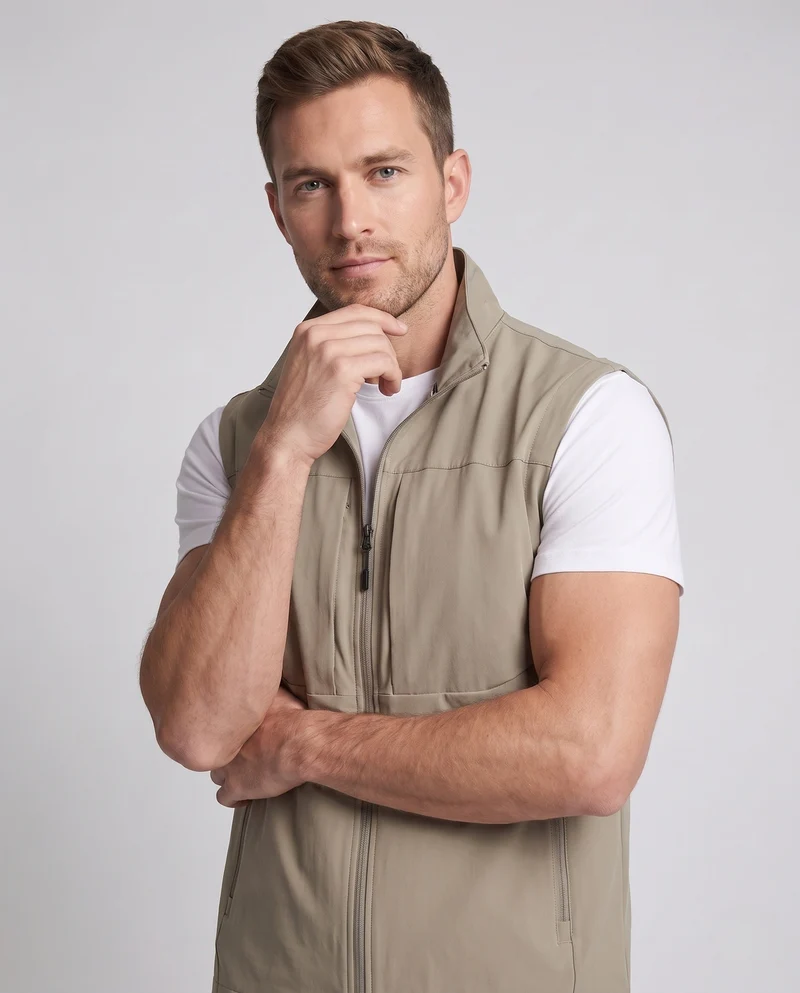 Herren Leichte und Atmungsaktive Outdoor-Weste Nord Taschen
