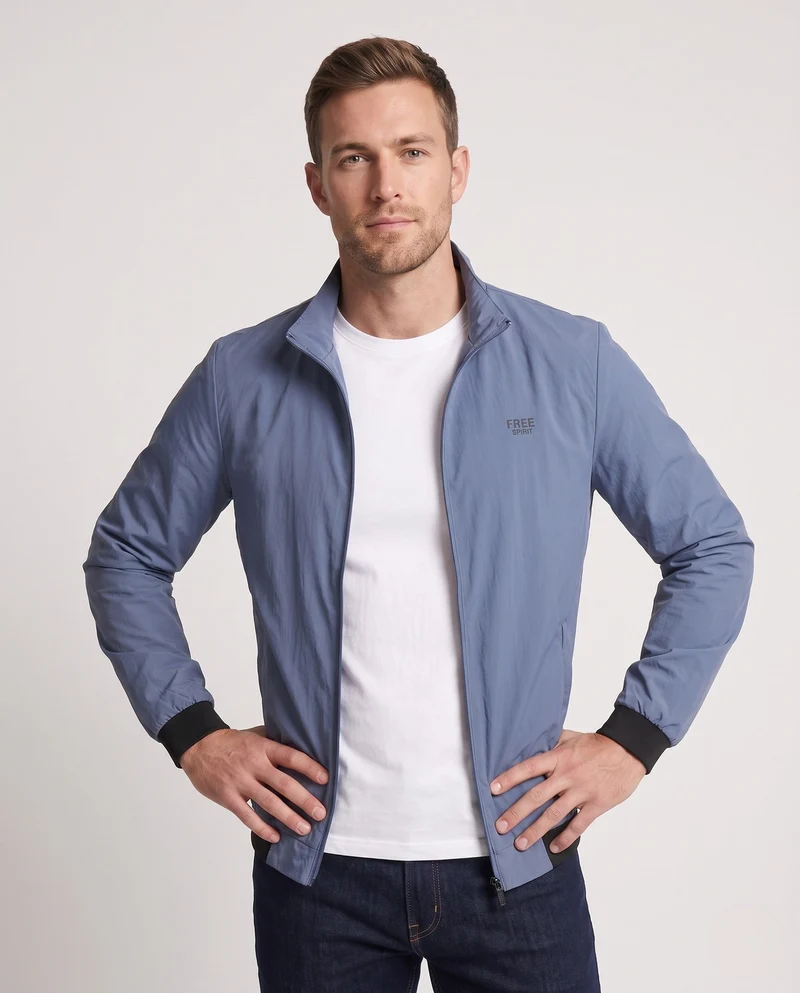 Herren Leichte Windbreaker-Jacke mit Reißverschluss Nord Taschen
