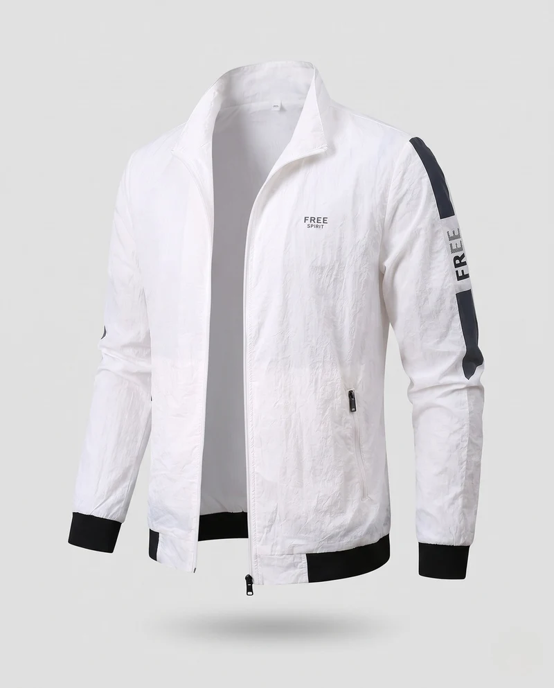 Herren Leichte Windbreaker-Jacke mit Reißverschluss Nord Taschen
