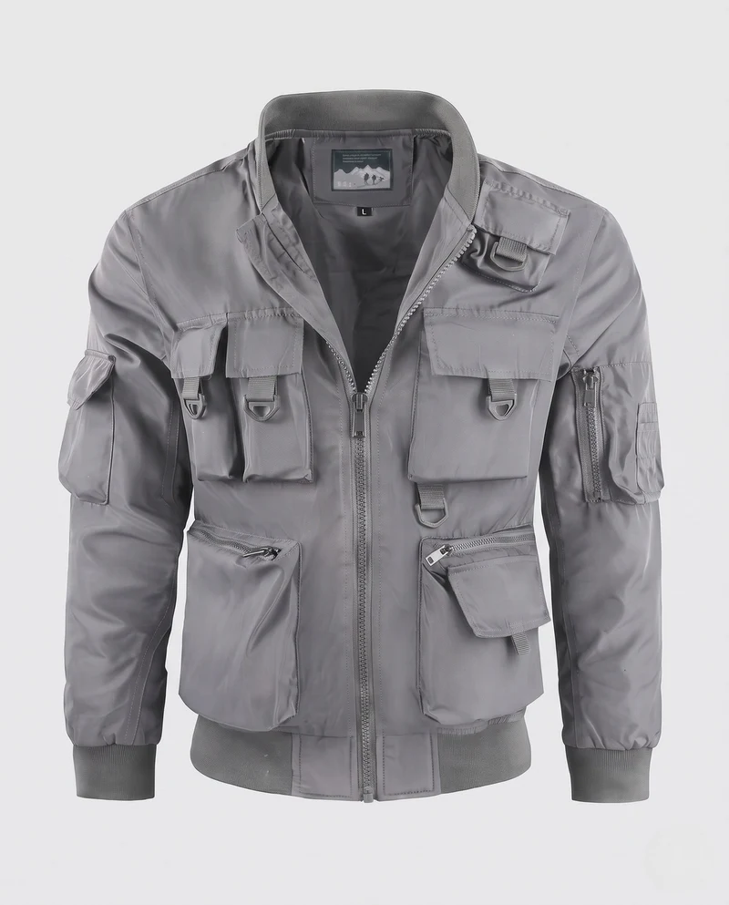 Herren Militärische Multifunktionsjacke Nord Taschen