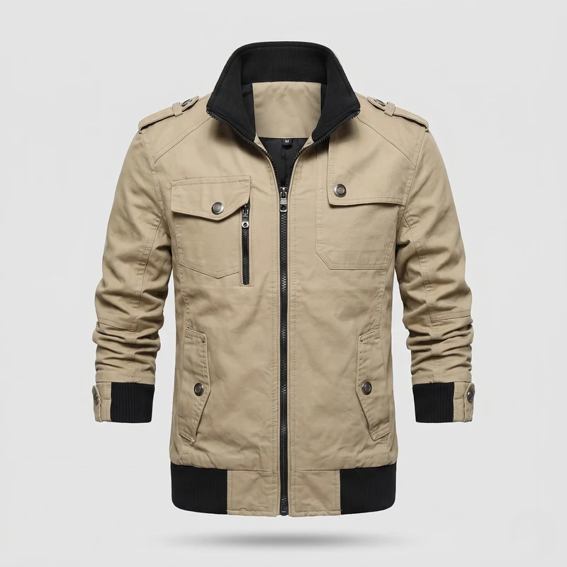 Herren modische Jacke Nord Taschen