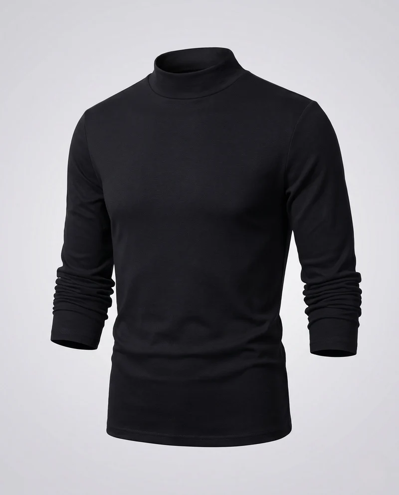 Herren Hochkragenpullover Nord Taschen