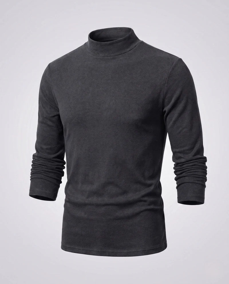 Herren Hochkragenpullover Nord Taschen