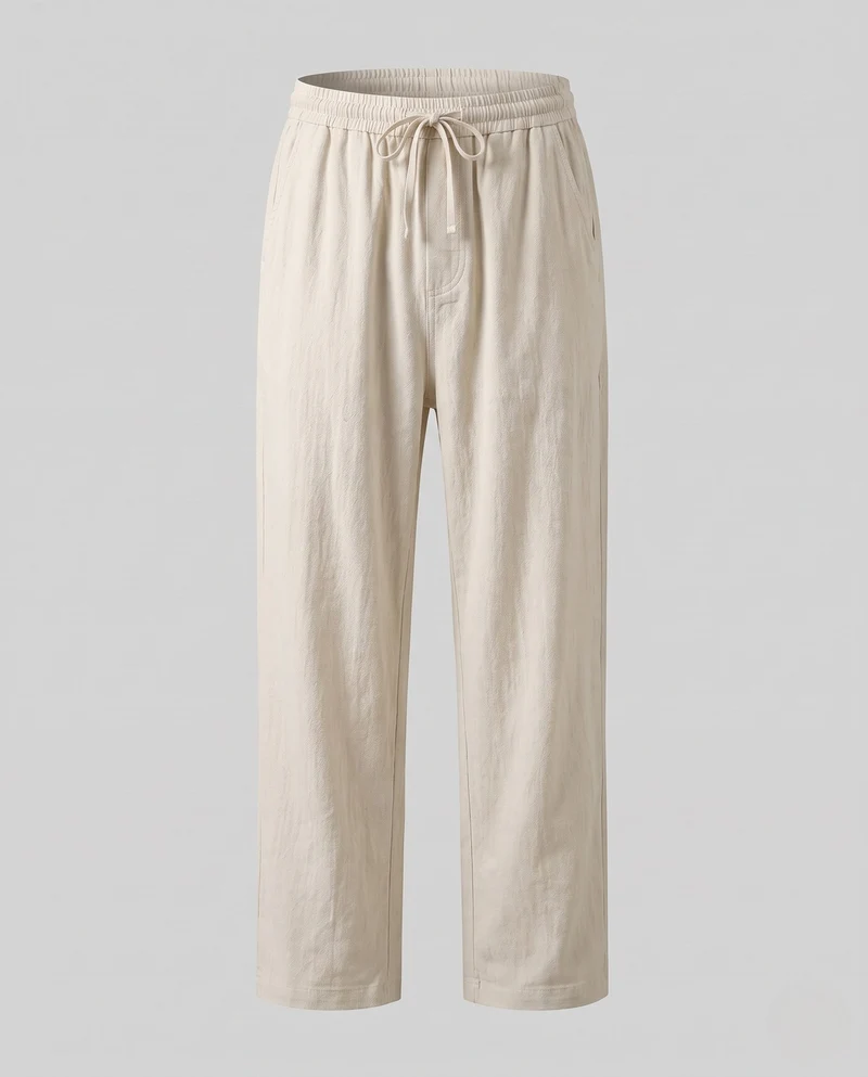 Herren Bequeme Baumwollhose Nord Taschen